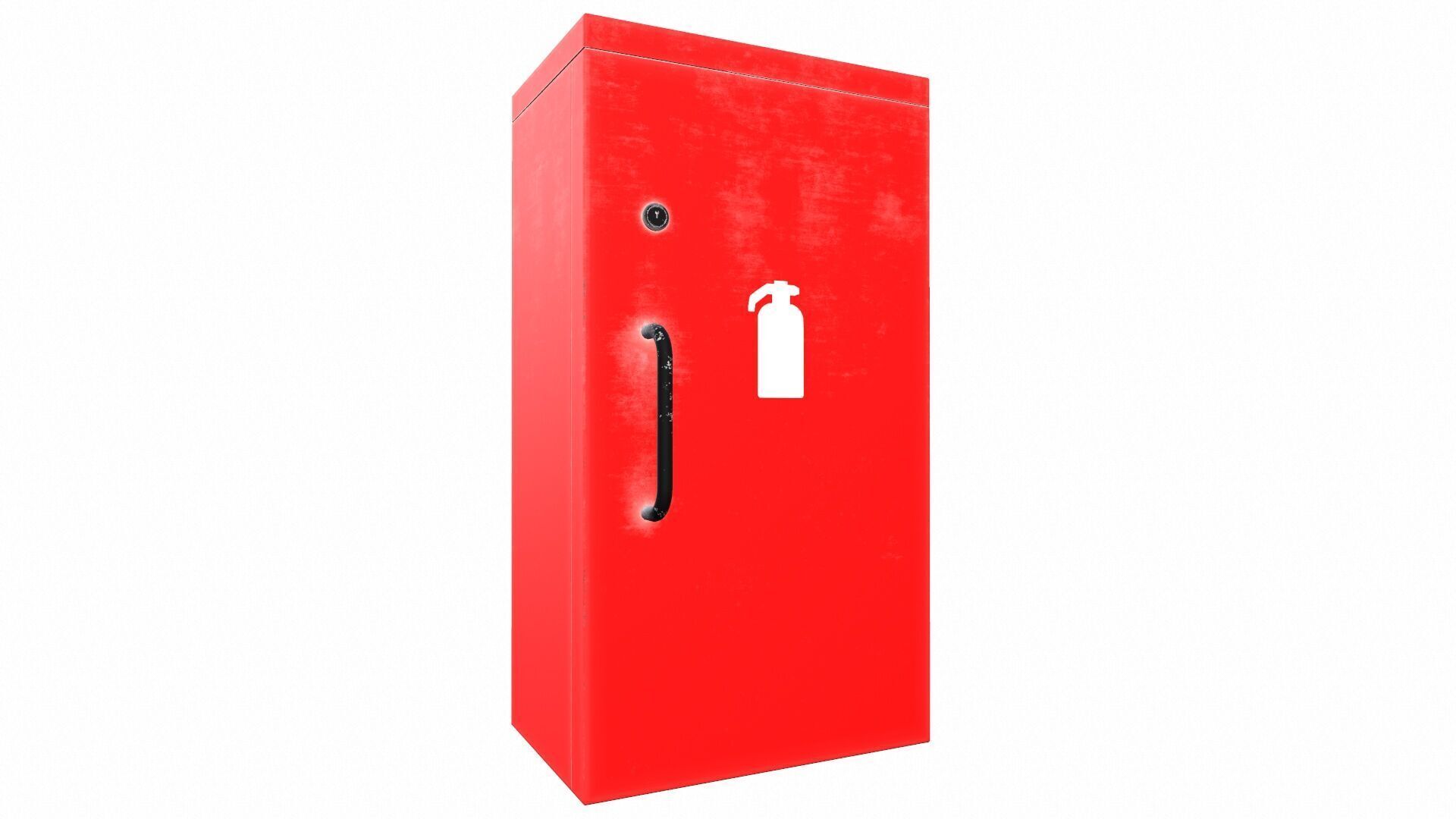 Fire Extinguisher BOX Low-poly 3D model_2