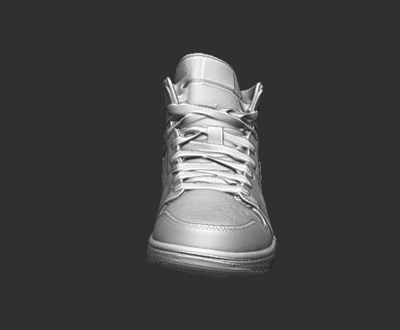 3D Scanned Nike Air Jordan 1 Mid AJ1 3D print model_1