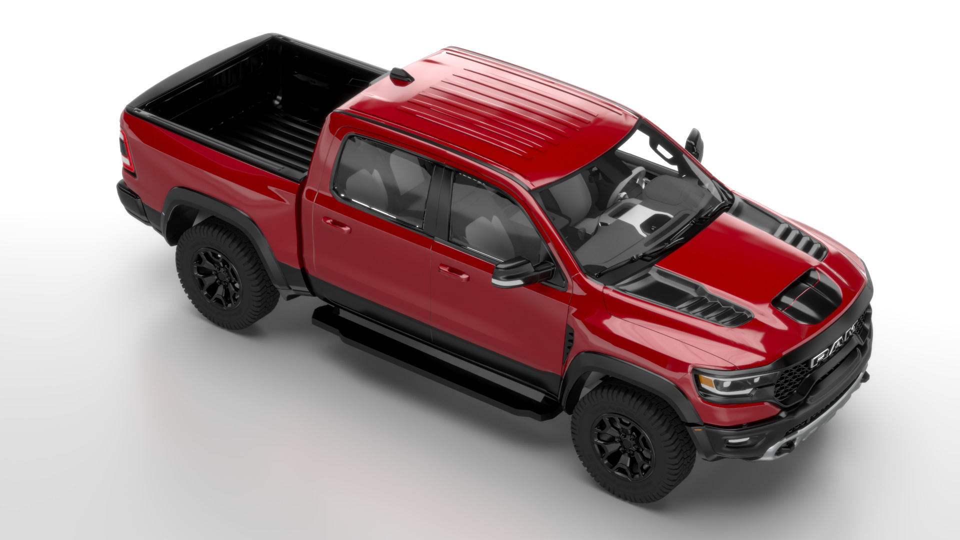 Dodge ram trx 1500 2021 3D print model_8