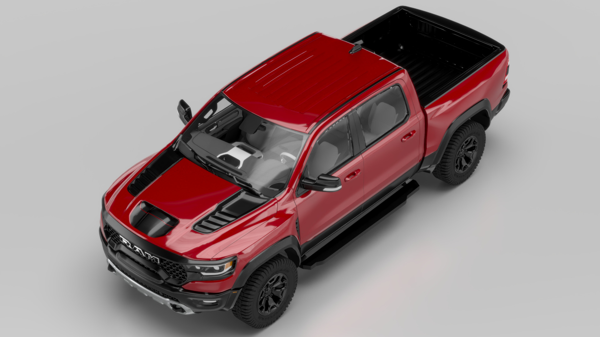 Dodge ram trx 1500 2021 3D print model_7