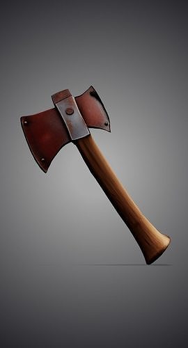 Vintage Axe 3D model