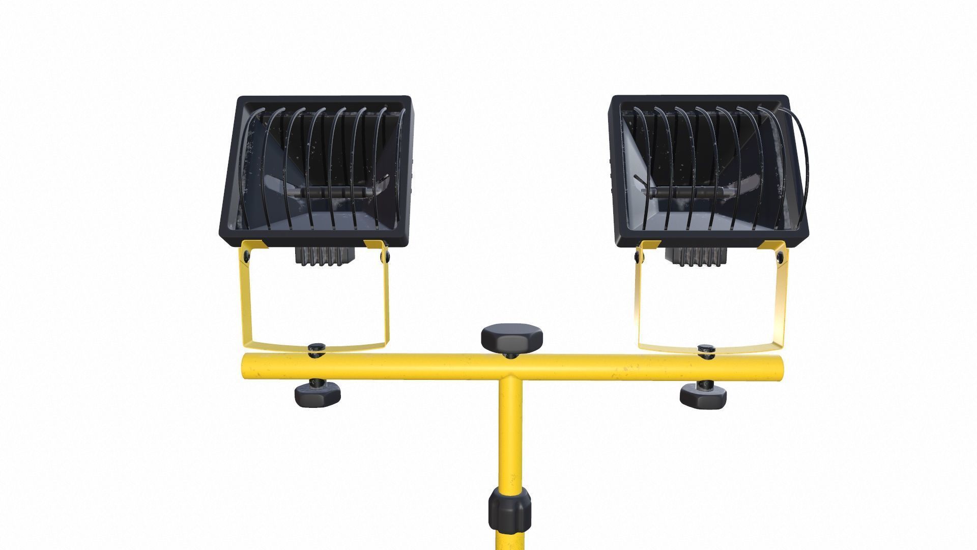 Halogen Projectors Low-poly 3D model_5