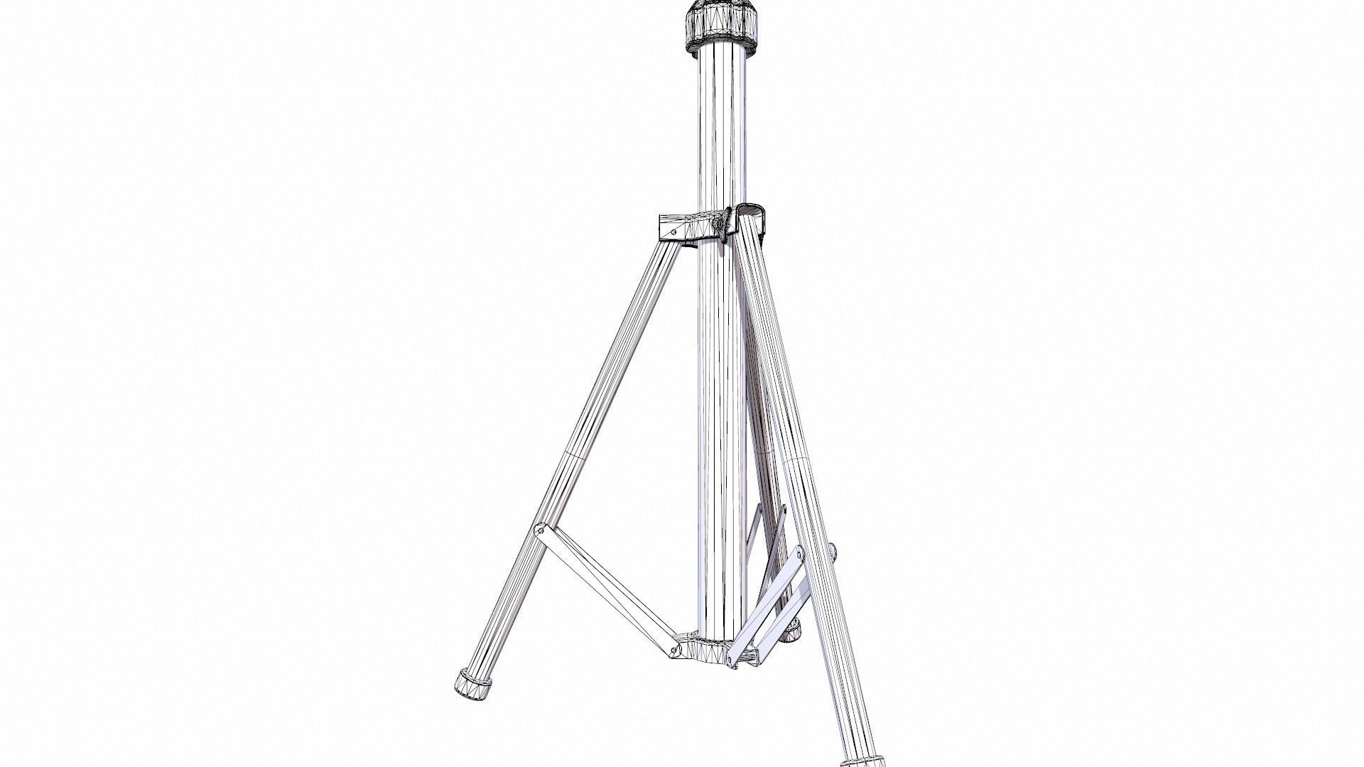 Halogen Projectors Low-poly 3D model_10