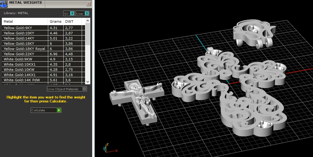 Pendant Cross N012736 3D print model_8