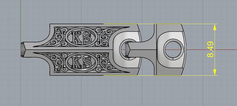 Flail N012698 3D print model_8