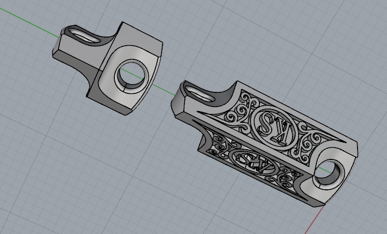 Flail N012698 3D print model_6