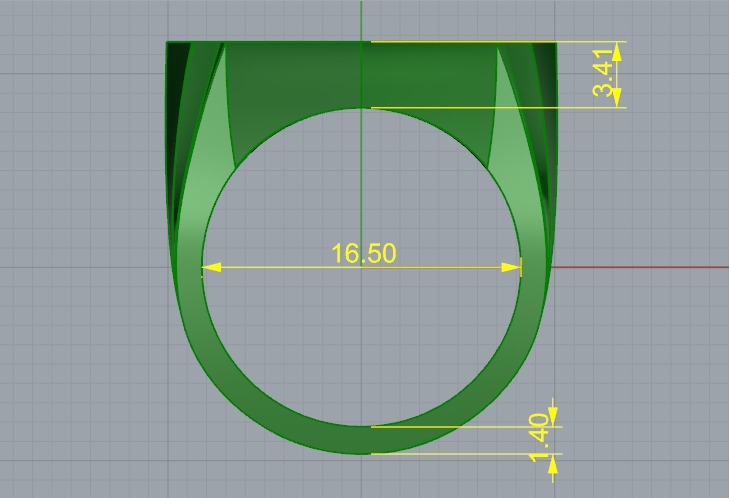 Ring N012697 3D print model_7