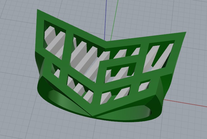 Ring N012697 3D print model_2