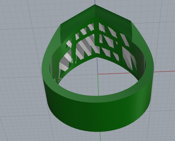 Ring N012697 3D print model_4