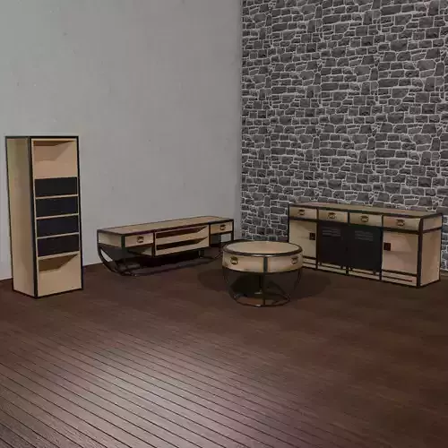 Living room furniture industrial