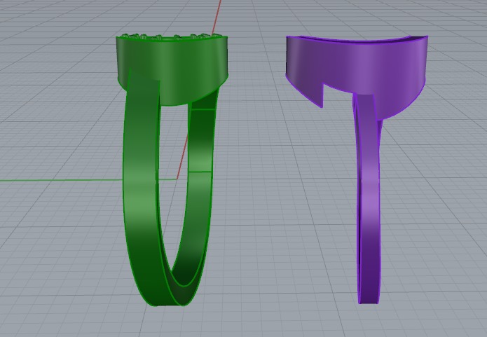 Ring N012782 3D print model_3