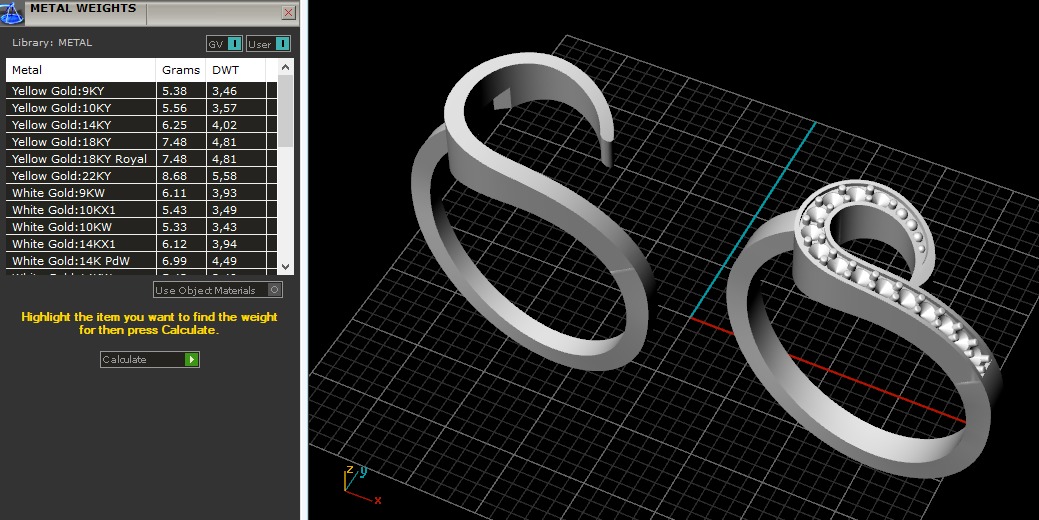 Ring N012782 3D print model_8