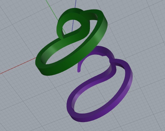 Ring N012782 3D print model_5