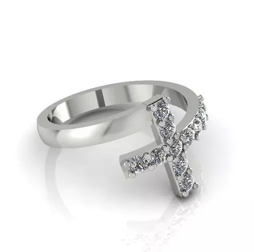 Cross ring N012775 3D print model