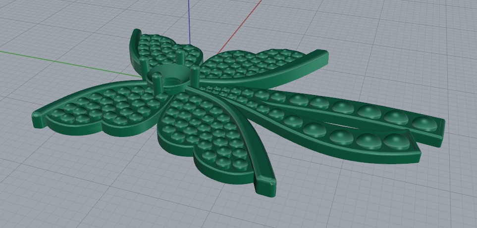 Butterfly N012769 3D print model_3