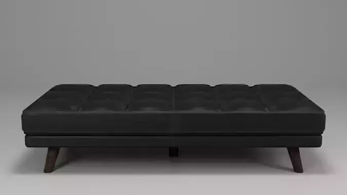 leather sofa without backrest