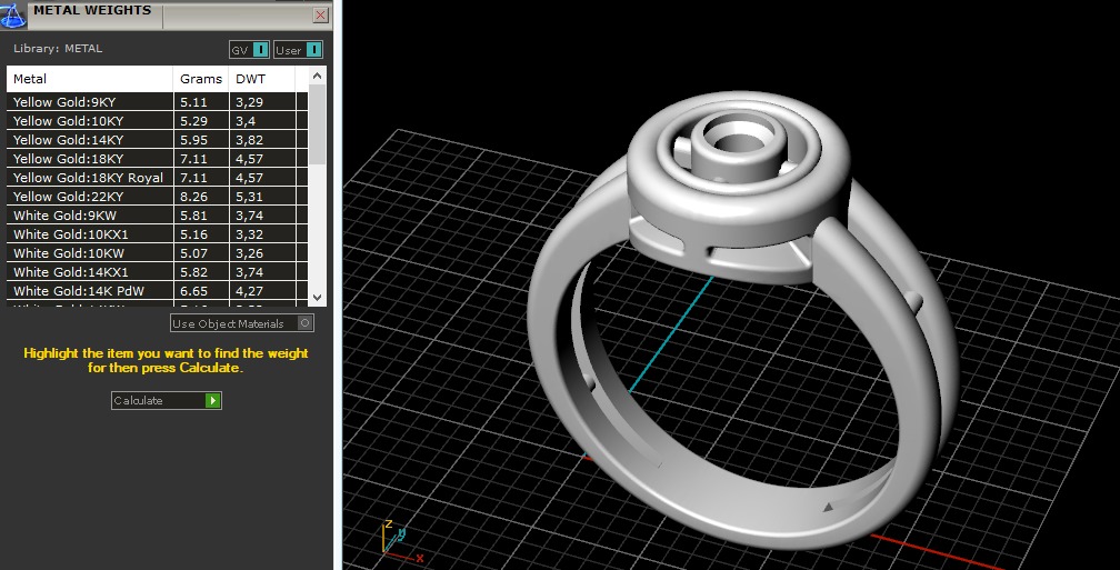 Soliter ring N012753 3D print model_9