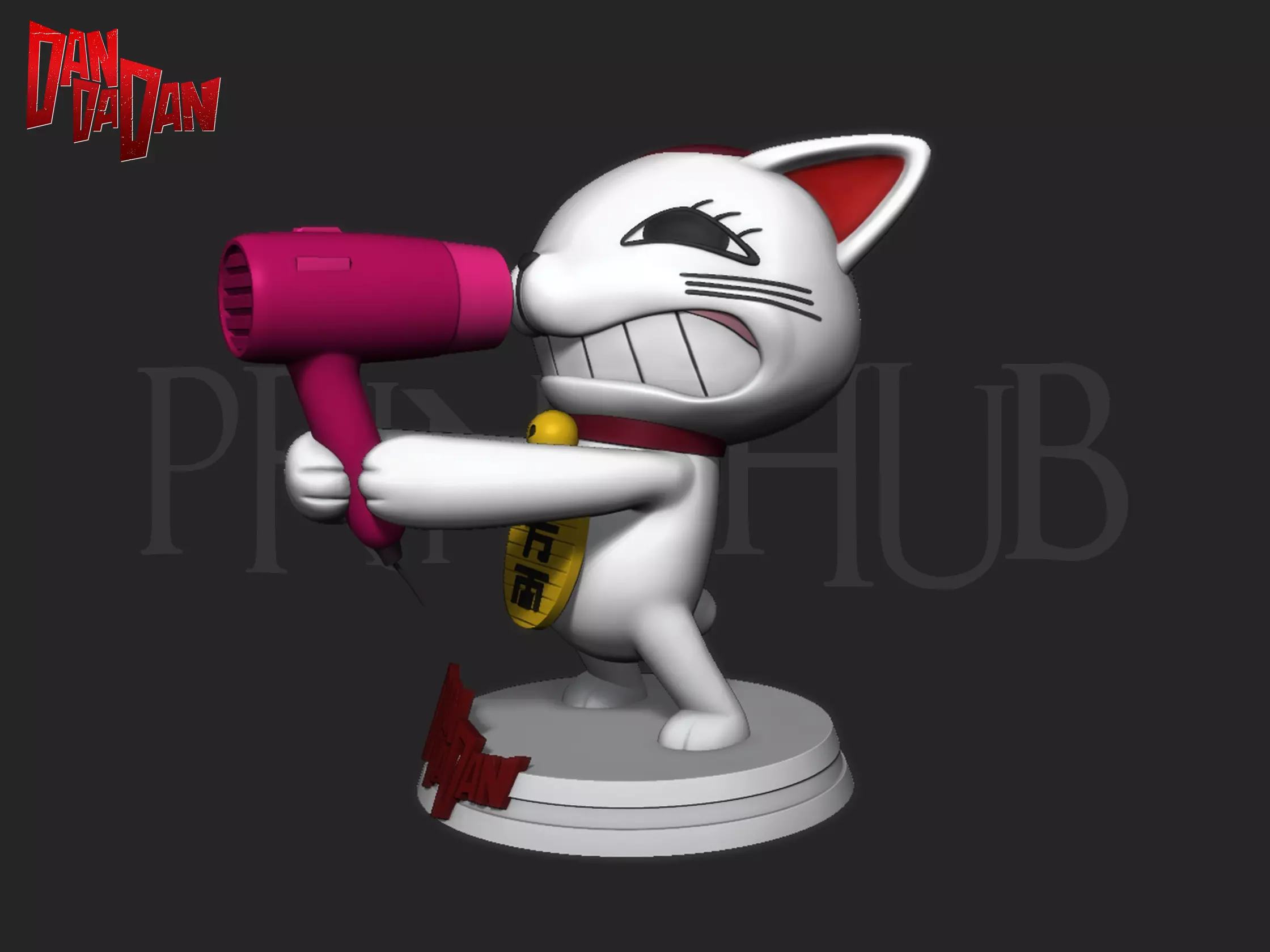 Dandadan Cat Turbo Granny 3D print model_0