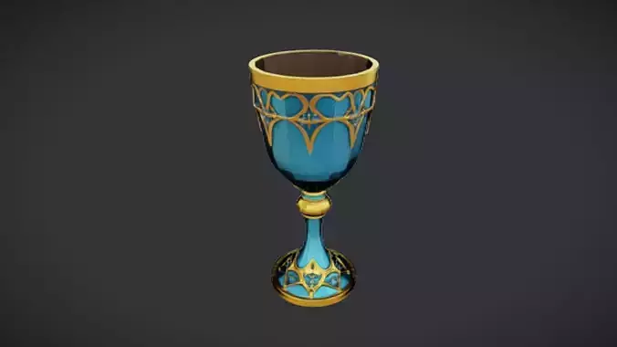 Decorative ornate chalice 