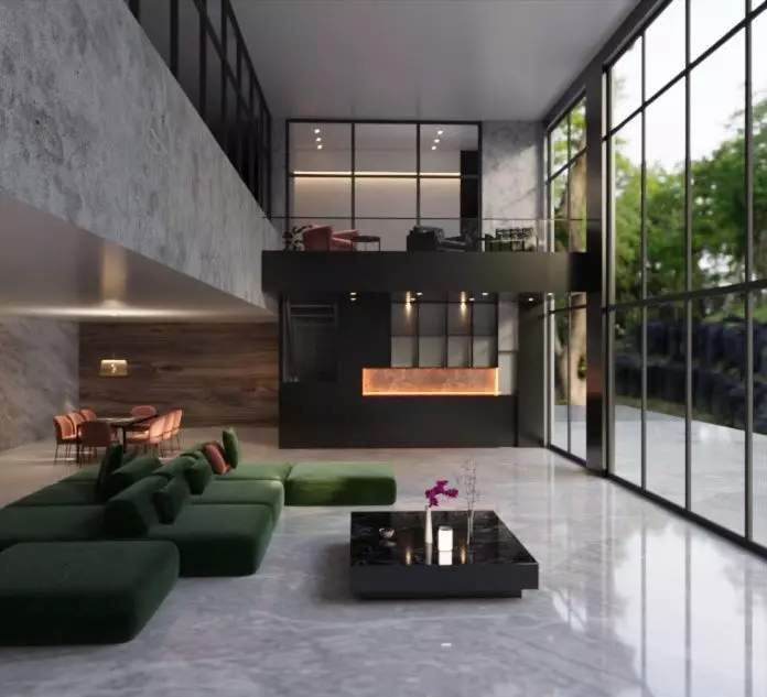living hall design Free 3D model