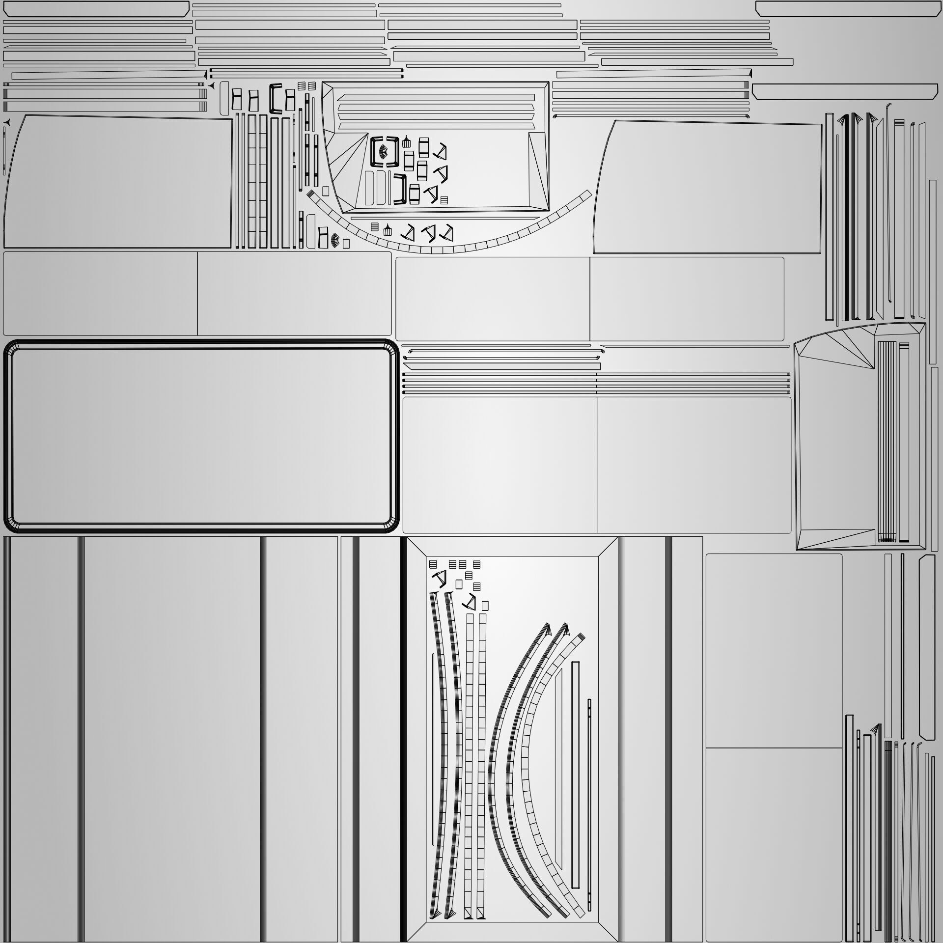 Commercial Refrigerator Display Case Low-poly 3D model_14