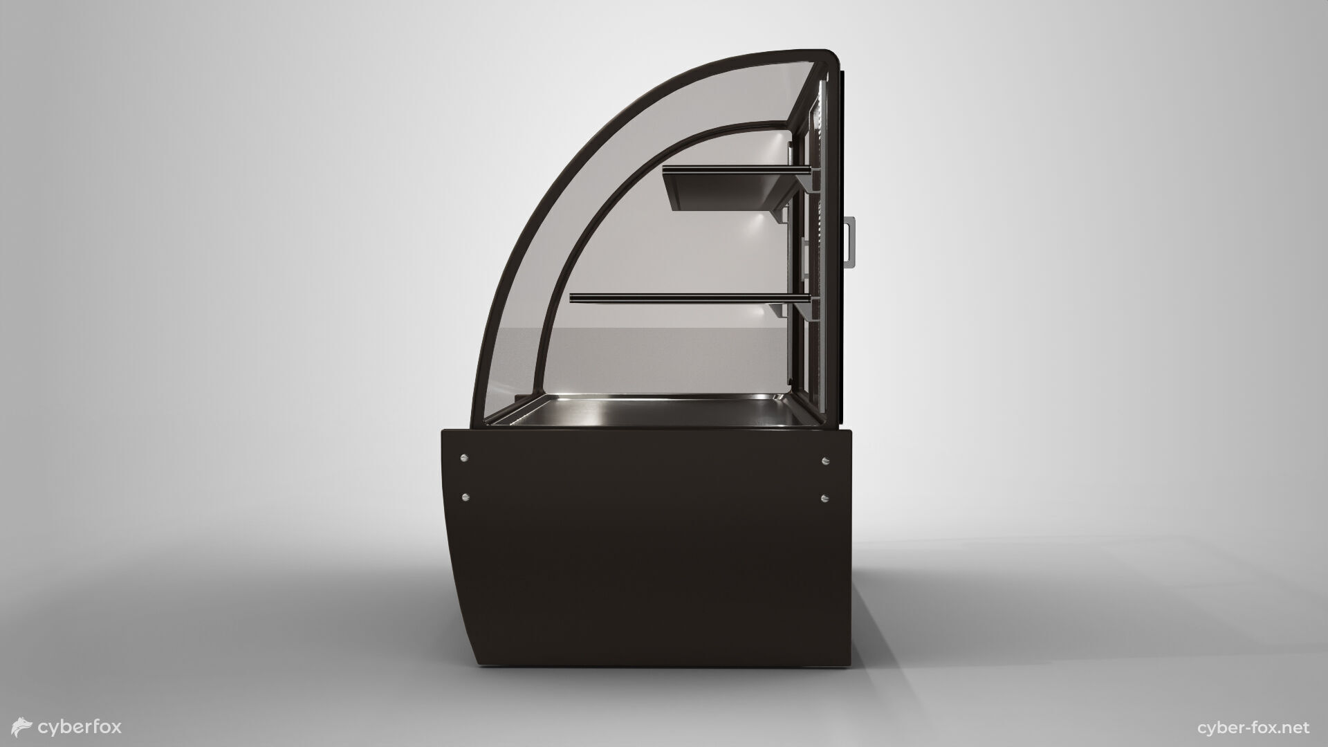 Commercial Refrigerator Display Case Low-poly 3D model_4