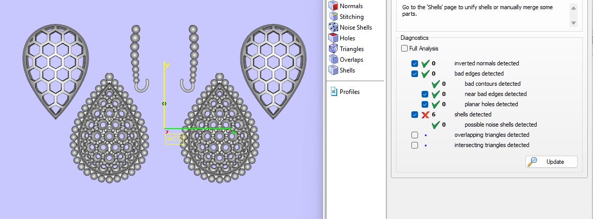 18kt yellow gold Serpent Boheme diamond earrings Boucheron 3D print model_7