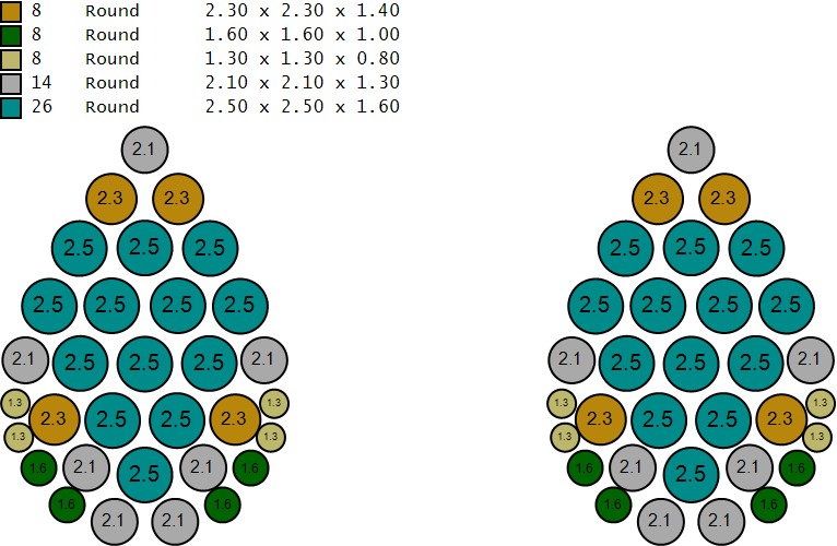 18kt yellow gold Serpent Boheme diamond earrings Boucheron 3D print model_6