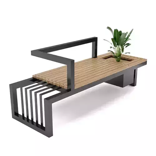Street bench