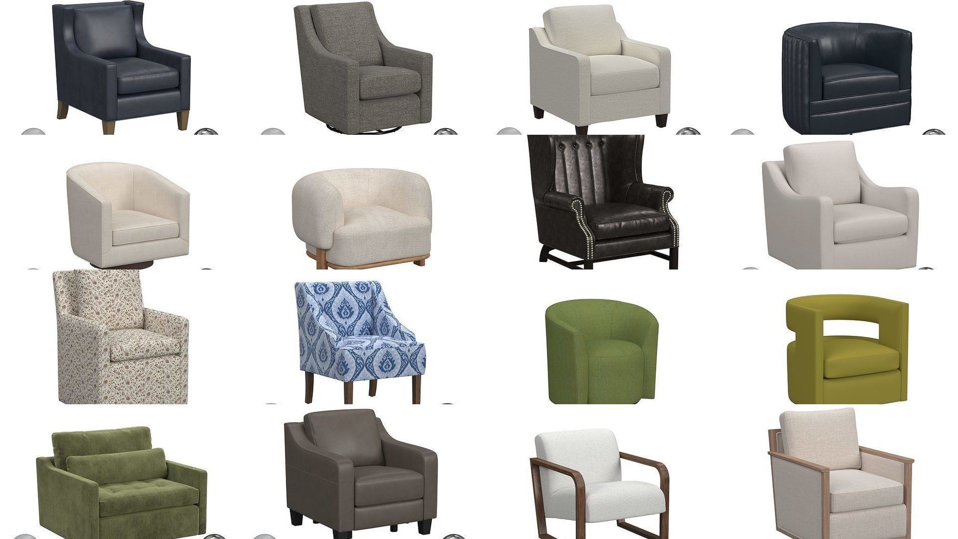 Ultimate Armchair Collection - 170 Models - High and Low poly _3