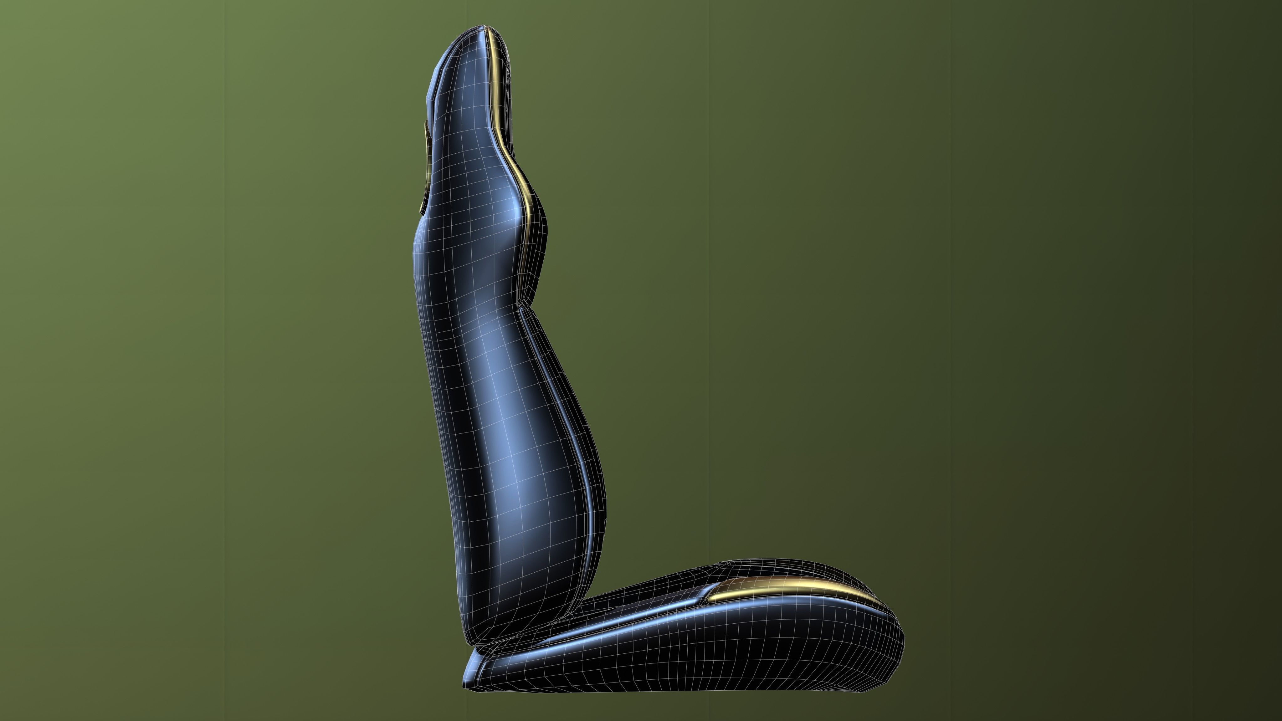 RECARO Tuning Seat 3D model_8