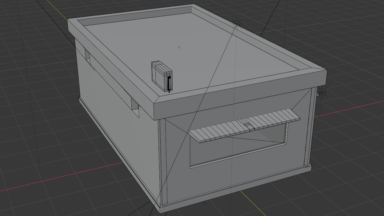 Simple Shop Model 3D model_4