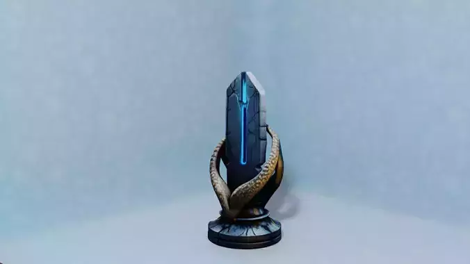 Alien Chess Set - The King 3D print model