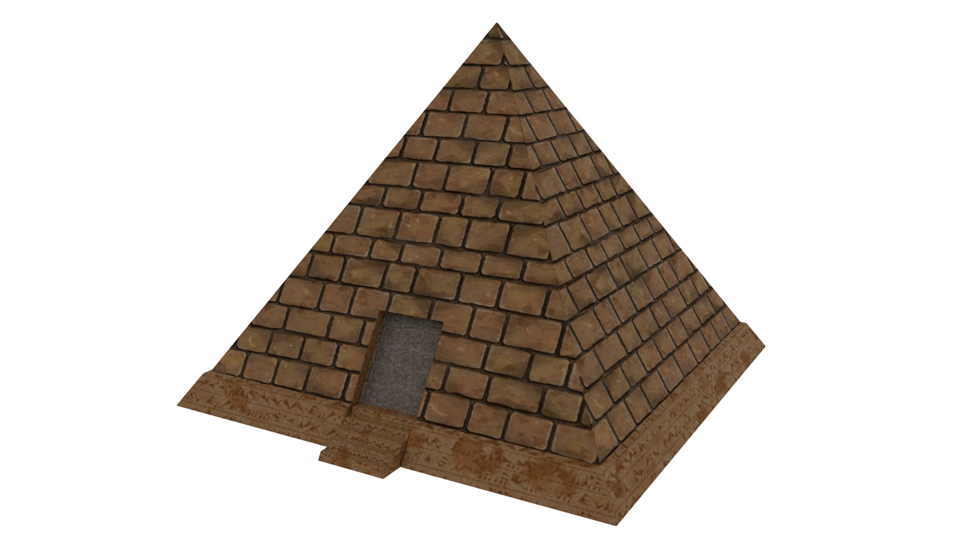 Ancient Egypt Props MAYA and BLENDER Low-poly 3D model_3