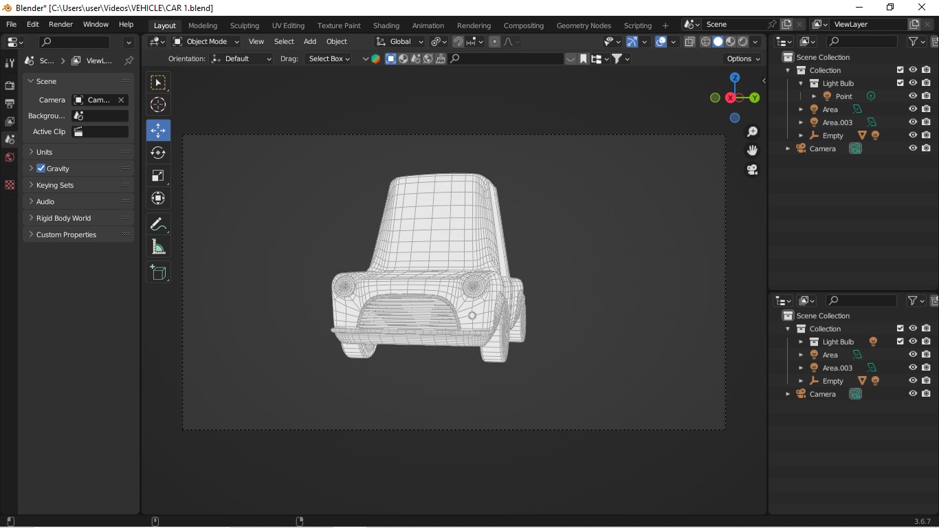  Stylish 3D Mini Pickup Truck   Game-Ready  Low-poly 3D model_22