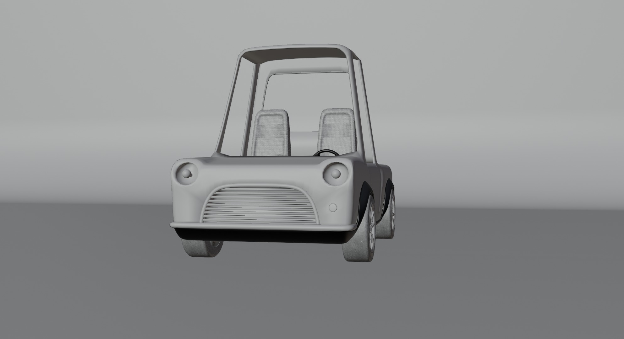  Stylish 3D Mini Pickup Truck   Game-Ready  Low-poly 3D model_24