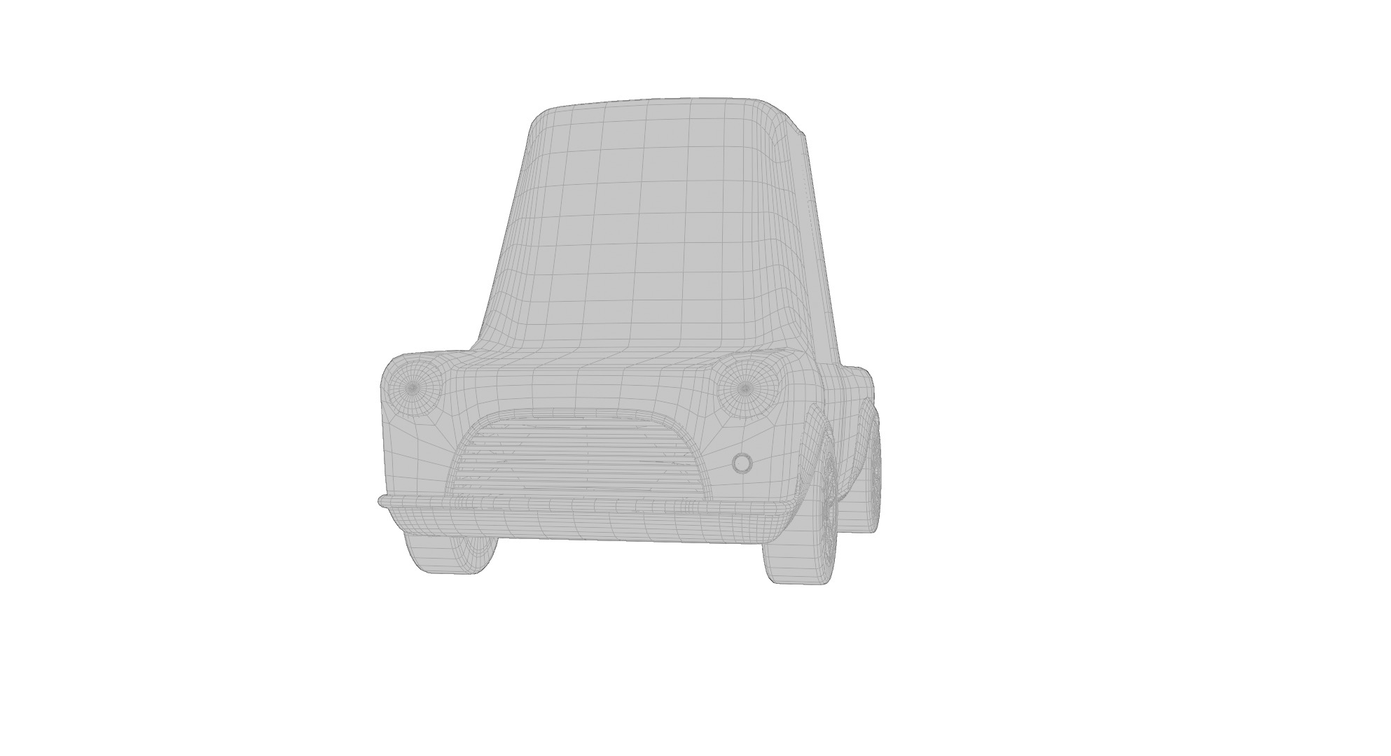  Stylish 3D Mini Pickup Truck   Game-Ready  Low-poly 3D model_12