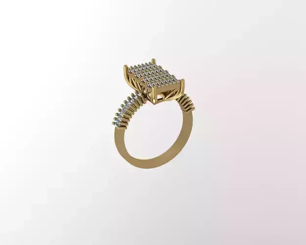 baguette fine ring