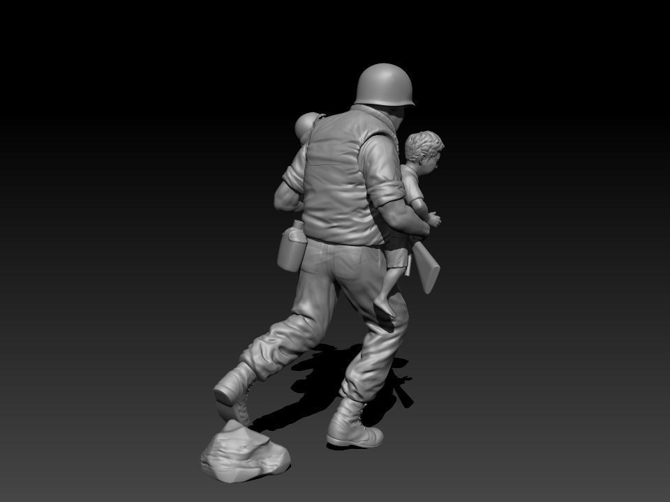 Korean troops of the Vietnam War 3D print model_6