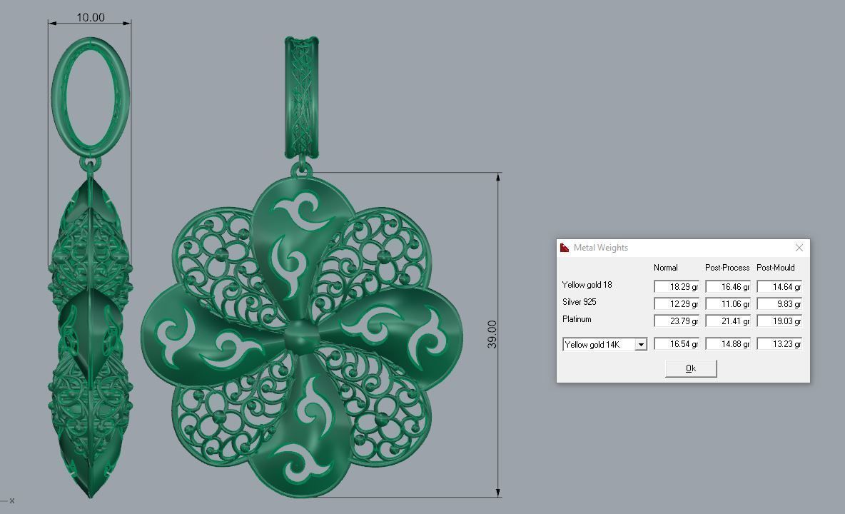 Ultra Vision Pendant  3D print model_1