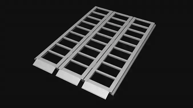 Loading ramp Sand track ladder R3 3D model