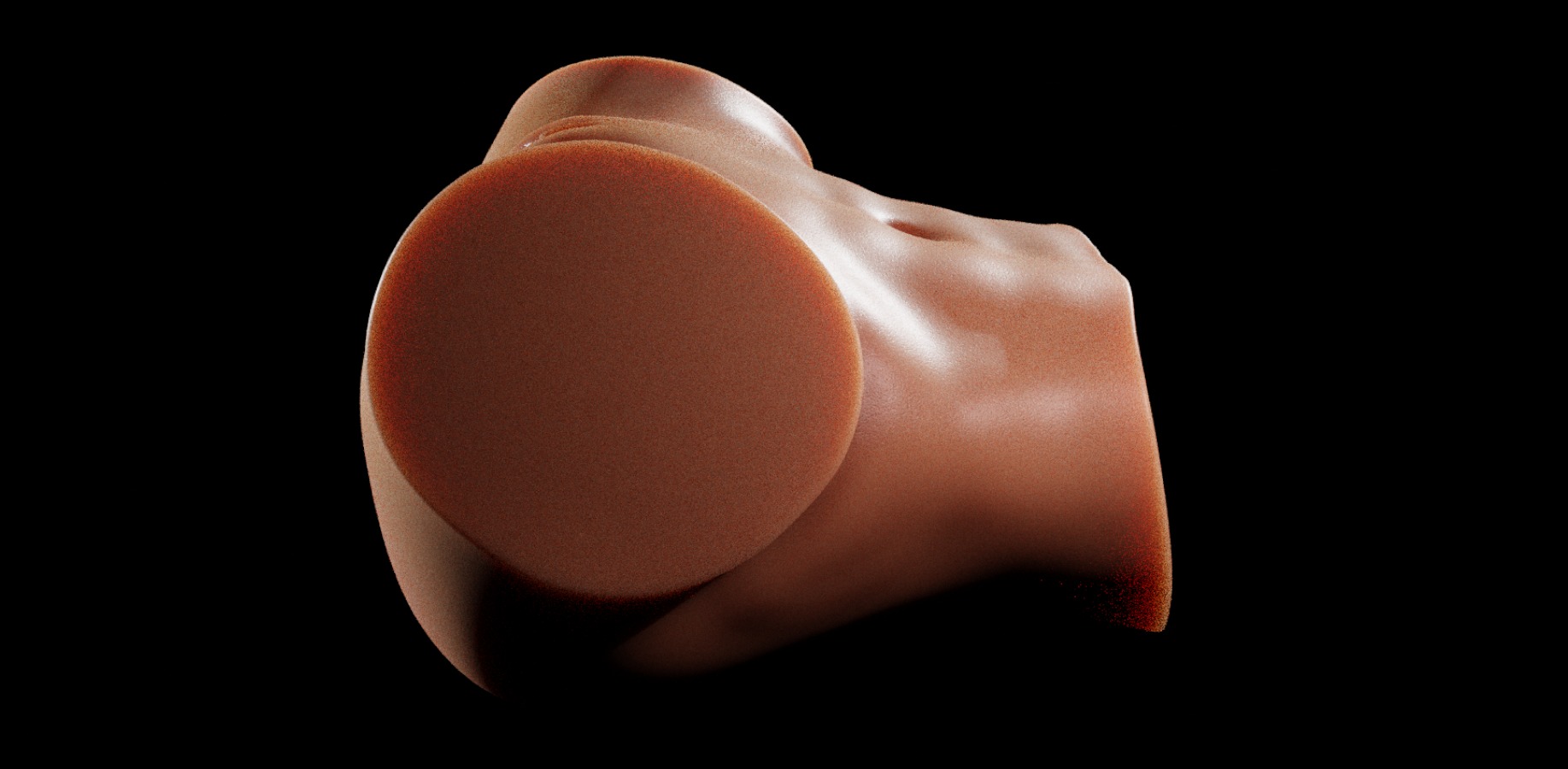 Real Female Vagina with Keyframe Animation PBR and Printable 3D model_8