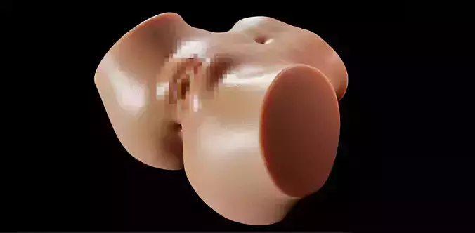 Real Female Vagina with Keyframe Animation PBR and Printable 3D model