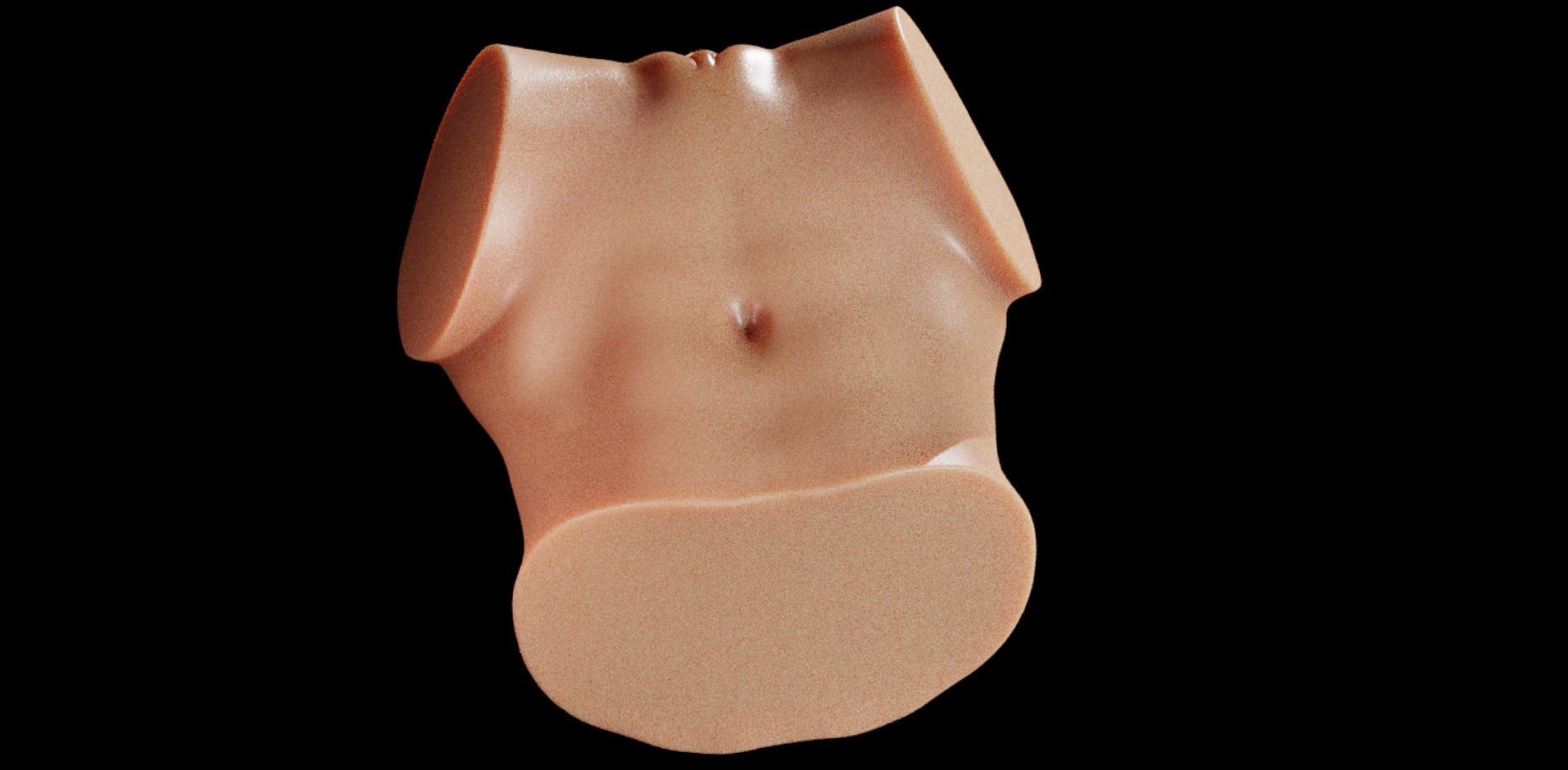 Real Female Vagina with Keyframe Animation PBR and Printable 3D model_5