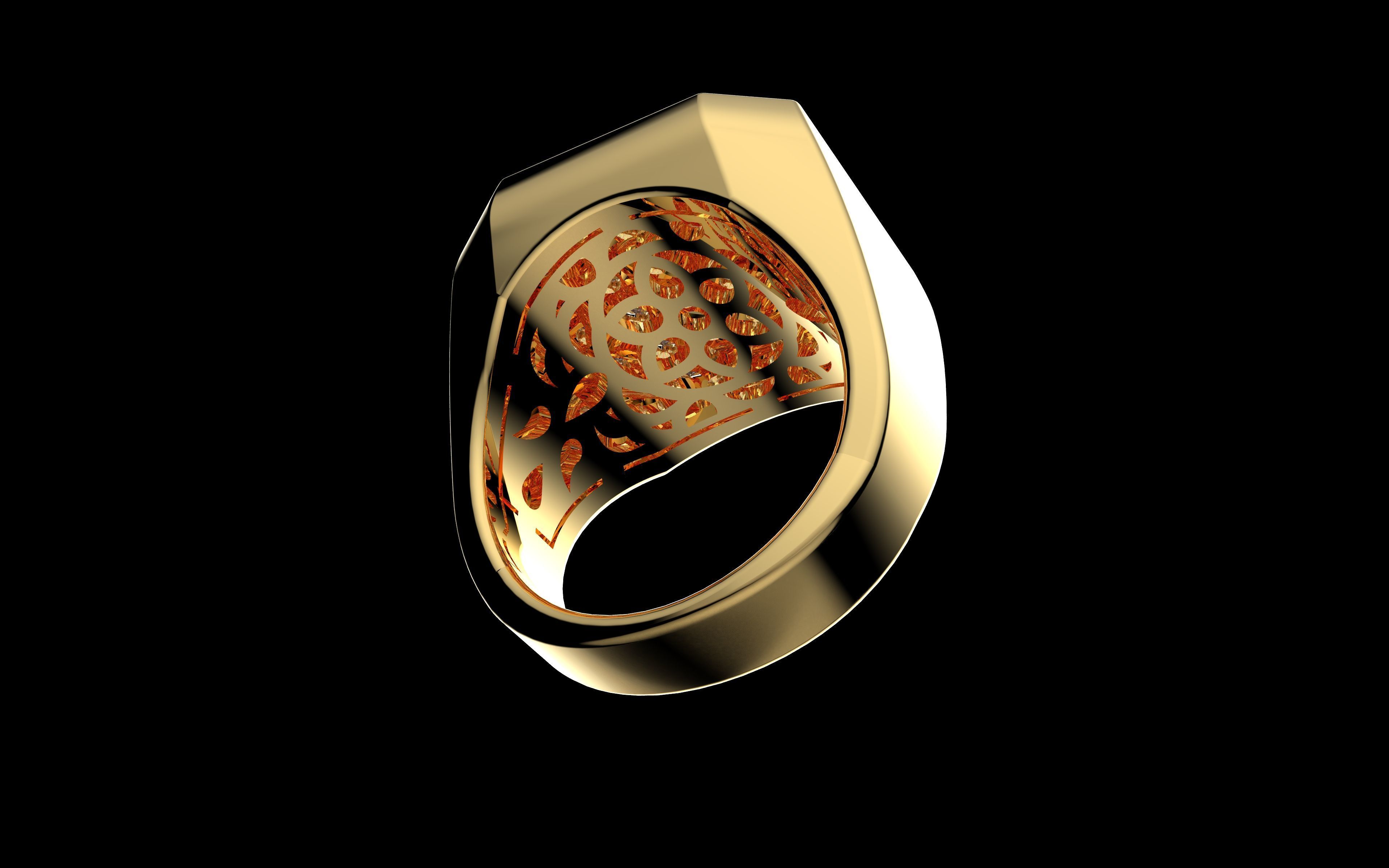 Gold N1255 3D print model_4