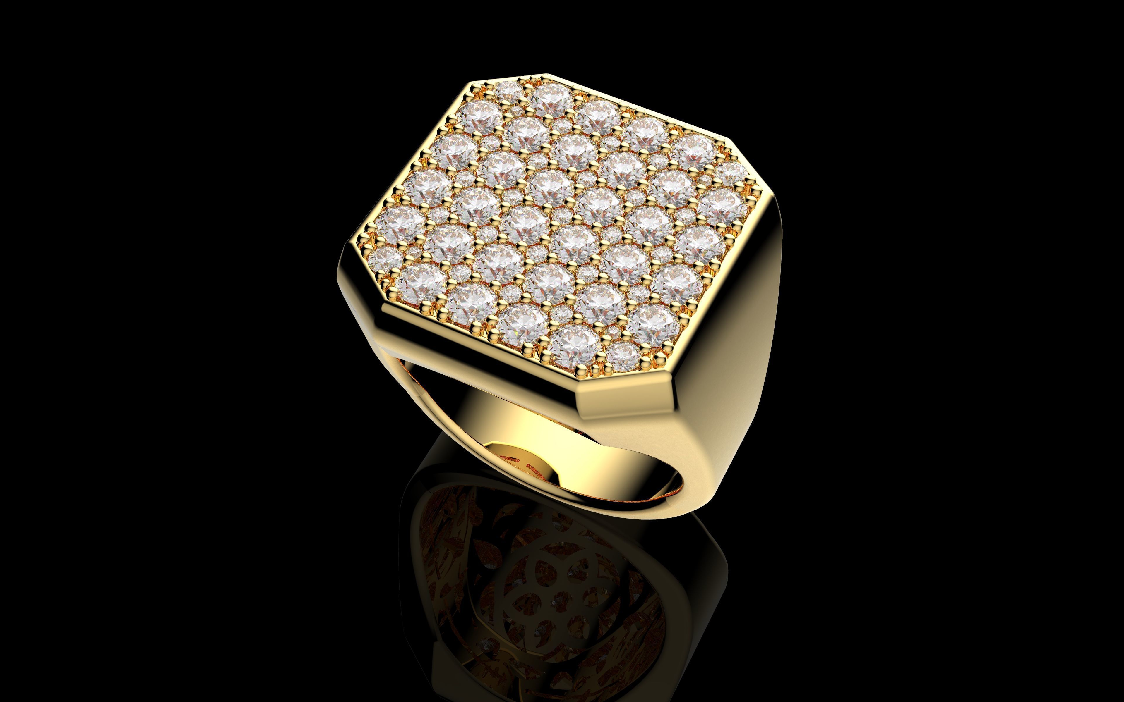 Gold N1255 3D print model_3