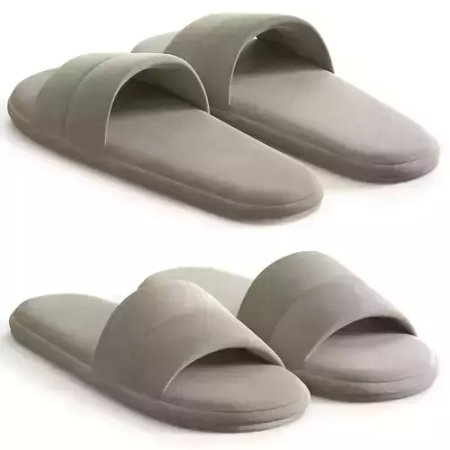 Terrycloth Slider Slippers