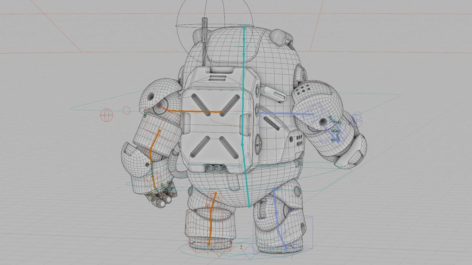 AMONG US CHARACTER-F  Rigged for Unreal Engine - Unity - MIXAMO 3D model_41