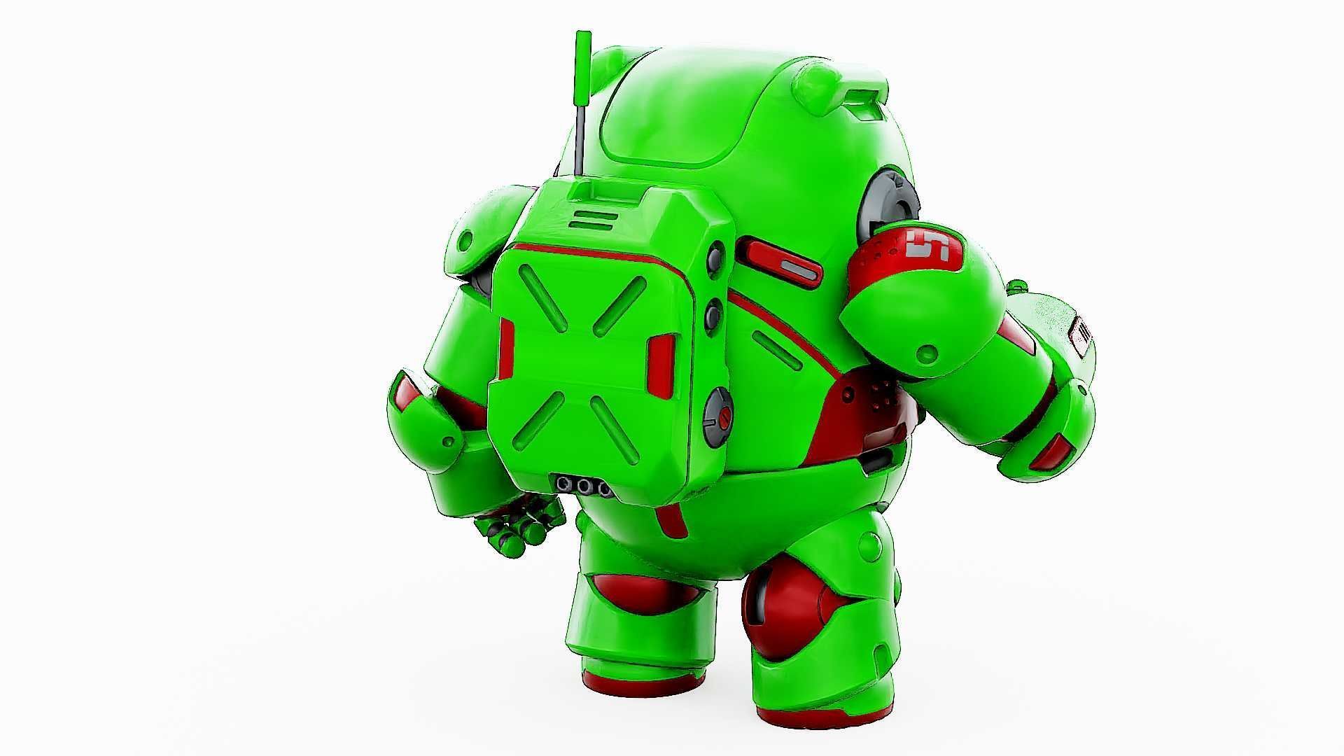 AMONG US CHARACTER-F  Rigged for Unreal Engine - Unity - MIXAMO 3D model_18