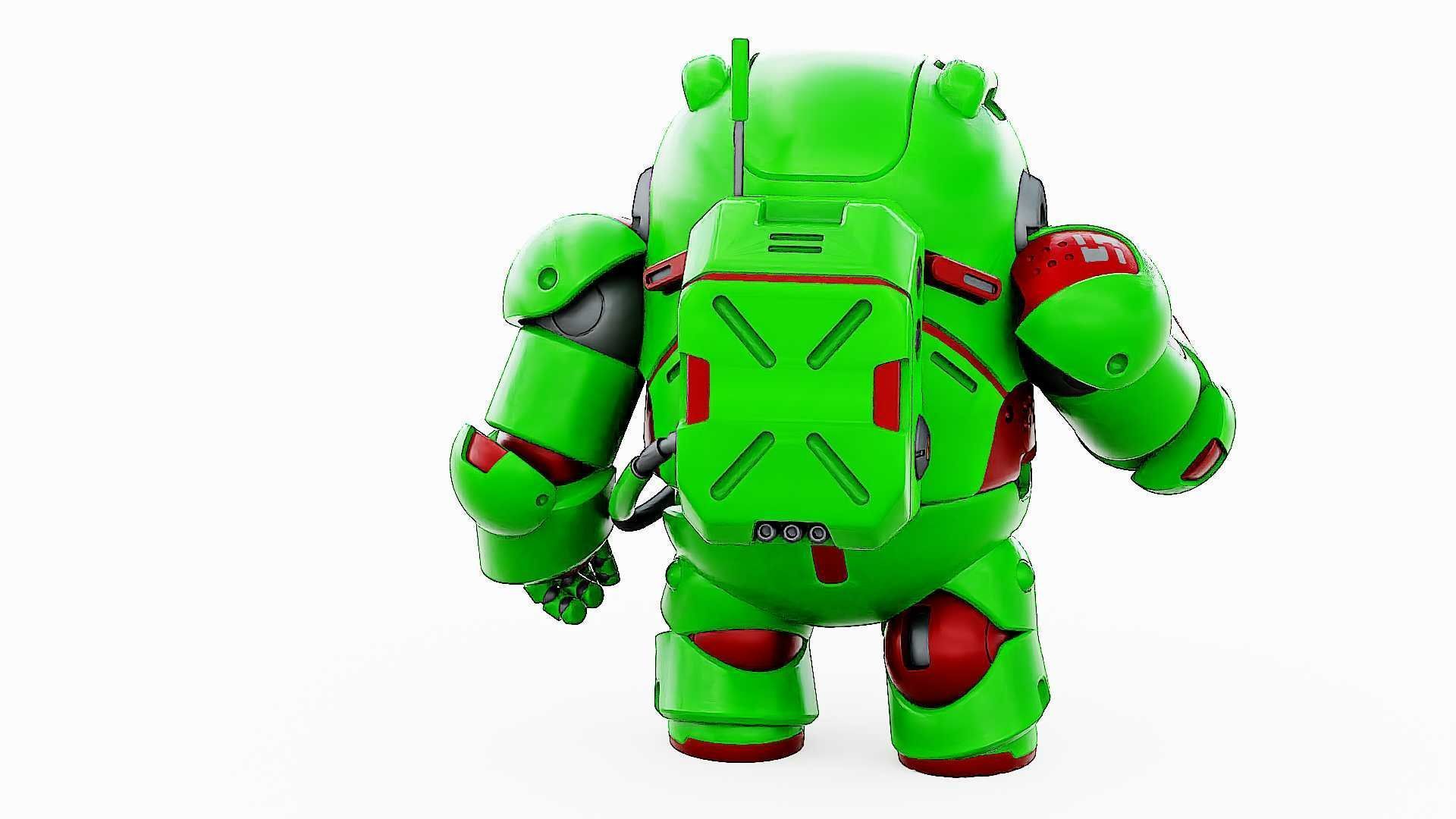 AMONG US CHARACTER-F  Rigged for Unreal Engine - Unity - MIXAMO 3D model_17